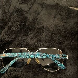 Tory Burch Polarized Aviator Sunglasses